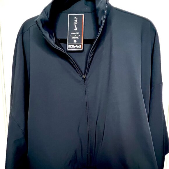 Nike Women's 24.7 PerfectStretch Dri-FIT Woven Jacket LG Black Style :HJ0963 NWT - Picture 2 of 8